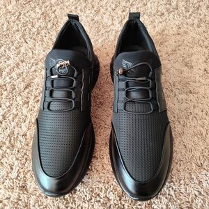 Mens VTKix Air Glide Black Athletic Fashion Sneakers Shoes Size 14